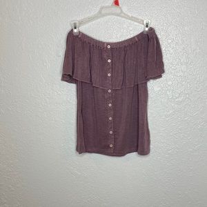 American eagle off the shoulder top